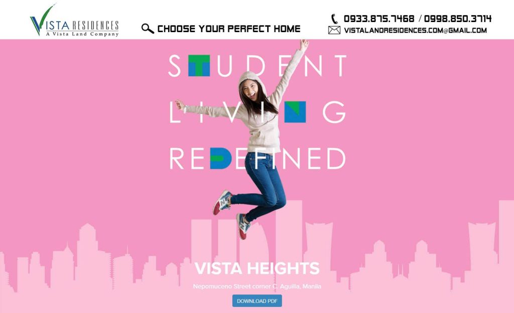 Vista Land Residences Vista Heights 2 Manila banner