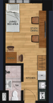Vista GL Taft floorplan - 1 Bunk Bed