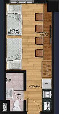 Vista GL Taft floorplan - 2 Bunk Beds